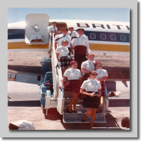 Barbara at the foot of the steps